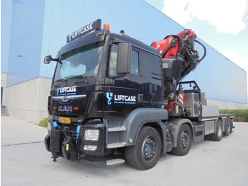 MAN TGS 35-460 8X2 EUR6 + FASSI F820 RA + JIB - Kraanaga veoauto: pilt 3