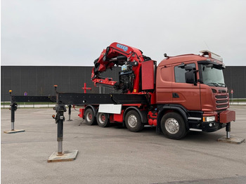 Kraanaga veoauto Scania G490 8x4 EFFER L1750 L8S + Fly Jib L6S: pilt 2