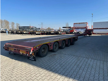 Madal platvormpoolhaagis Broshuis 5ABSD-68/2, FIVE AXLE HYDRAULIC STEERED DOUBLE EXTENDABLE (27m) SEMI LOW LOADER: pilt 5