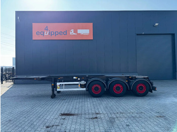 Konteinerveduk/ Tõstukiga poolhaagis Burg 20FT/3-axles, SAF INTRADISC, ADR (EXII, EXII, FL, AT), 2x LIFTAXLE, NL-Chassis, APK/ADR:06/2025: pilt 4