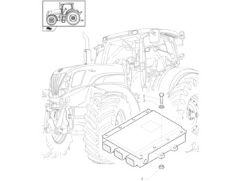 Mootori juhtimisseade NEW HOLLAND