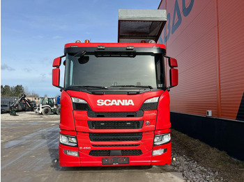 Madelveok/ Platvormveok, Kraanaga veoauto Scania G 450 6x2 PK26002 / BOX L=6426 mm: pilt 4