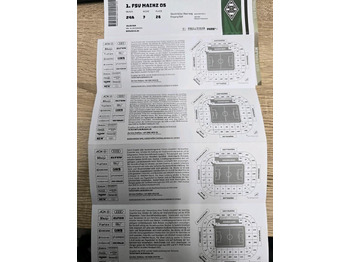 Muu seadmestik 6x Ticket Borussia Mönchengladbach Mainz 05 Eintrittskarten Fussball Borussiapark 7.3.25: pilt 4