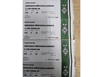 Muu seadmestik 6x Ticket Borussia Mönchengladbach Mainz 05 Eintrittskarten Fussball Borussiapark 7.3.25: pilt 3