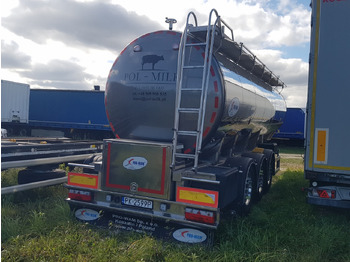 Tsistern poolhaagis transporditavad ained toit PRO-WAM PN-3 Cistern / 3-axle semi-trailer: pilt 4