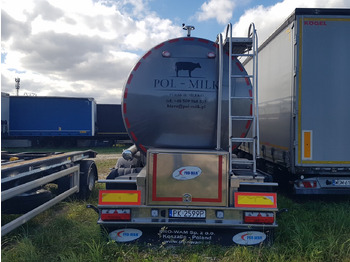 Tsistern poolhaagis transporditavad ained toit PRO-WAM PN-3 Cistern / 3-axle semi-trailer: pilt 5