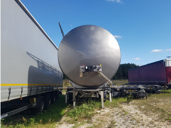 Tsistern poolhaagis transporditavad ained toit PRO-WAM PN-3 Cistern / 3-axle semi-trailer: pilt 2