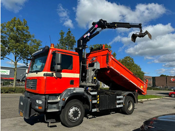 Kraanaga veoauto, Kallurauto MAN TGM 18.280 4X4 + HMF 1500 + REMOTE + TIPPER + FU: pilt 2