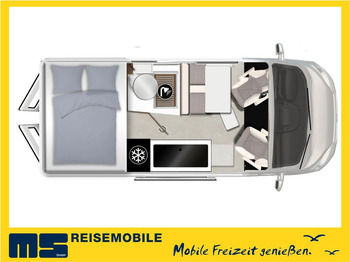 Uus Campervan Karmann DAVIS 590 TRENDSTYLE /-MODELL 2025-/ PLUS- PAKET: pilt 3