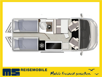 Uus Campervan Karmann DAVIS 620 TRENDSTYLE /-MODELL 2025-/ PLUS -PAKET: pilt 3