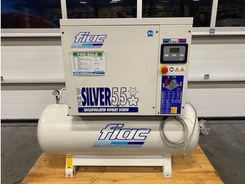 Uus Õhukompressor Fiac NewSilver 5.5 / 200 Silent 4 kW 450 L / min 10 Bar Elektrische Schroefcompressor met ketel: pilt 2