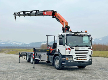 Kraanaga veoauto, Madelveok/ Platvormveok Scania P 420* PLATFORM 6,80m * PK 29002+FUNK * TOP: pilt 2