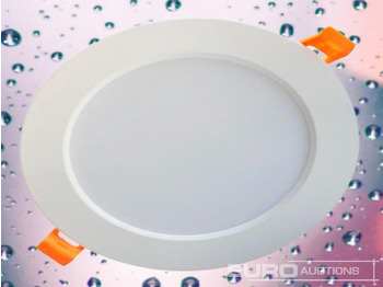 Ehitusseade Unused 40 x 12w Round LED panel waterproof IP44 - 6500K (cold white) - 1020 lm - AC220-240V 50/60Hz - 30.000 u - SMD LED - Including LED driver - dim.156mm x 26.6mm - Installation diameter 115mm, - co: pilt 4