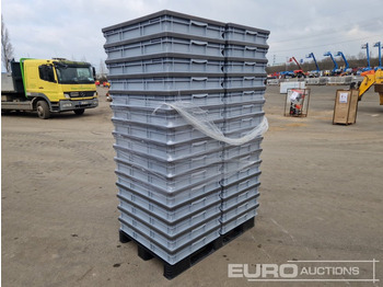 Ehitusseade Unused Pallet of Storage Boxes, 80x60x13cm: pilt 5