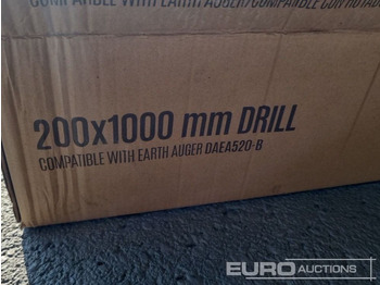 Ehitusseade Unused Daewoo 200x1000mm Drill to suit Daewoo DAEA520-B Earth Auger / Barrena Daewoo para Aholladora: pilt 5