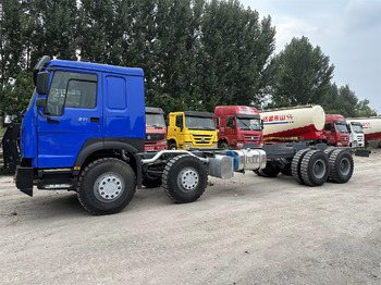 Kabiinišassiiga veoauto transporditavad ained rasketehnika SINOTRUK HOWO 371 Chassis truck: pilt 2