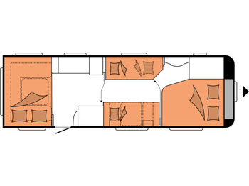 Uus Haagissuvila Hobby PRESTIGE 720 UKFe: pilt 2