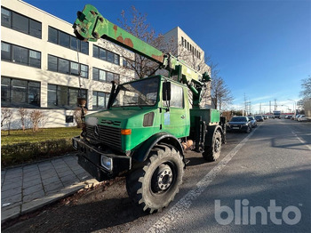 Kraanaga veoauto UNIMOG