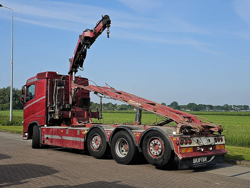 Veoauto - kaablisüsteem, Kraanaga veoauto Volvo FH 500 8X2 HMF 1020 CRANE: pilt 7