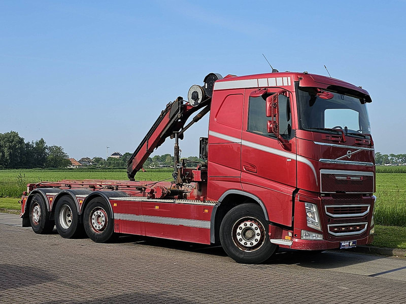 Veoauto - kaablisüsteem, Kraanaga veoauto Volvo FH 500 8X2 HMF 1020 CRANE: pilt 6