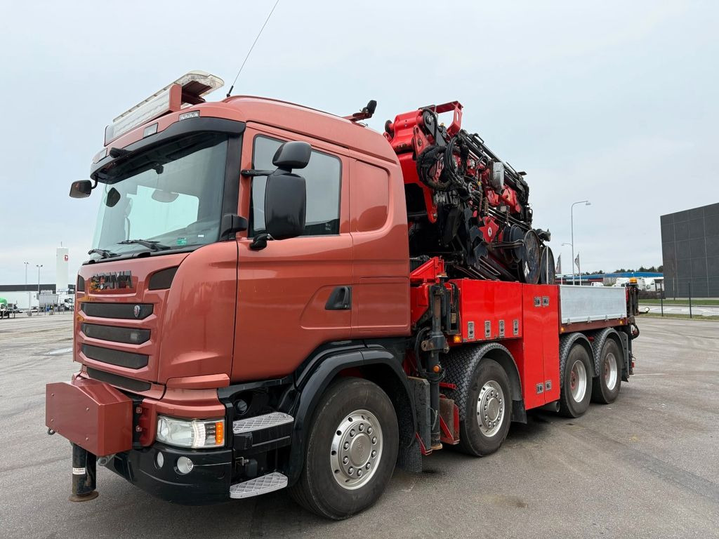 Kraanaga veoauto Scania G490 8x4 EFFER L1750 L8S + Fly Jib L6S: pilt 23