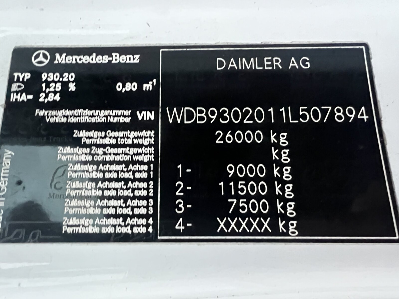 Veoauto Mercedes-Benz Actros 2541 L 6x2 Actros 2541 L 6x2, Wiedemann&Reichhardt  Saug-/Spülwagen ca. 11m³, Lenkachse, Funk: pilt 7