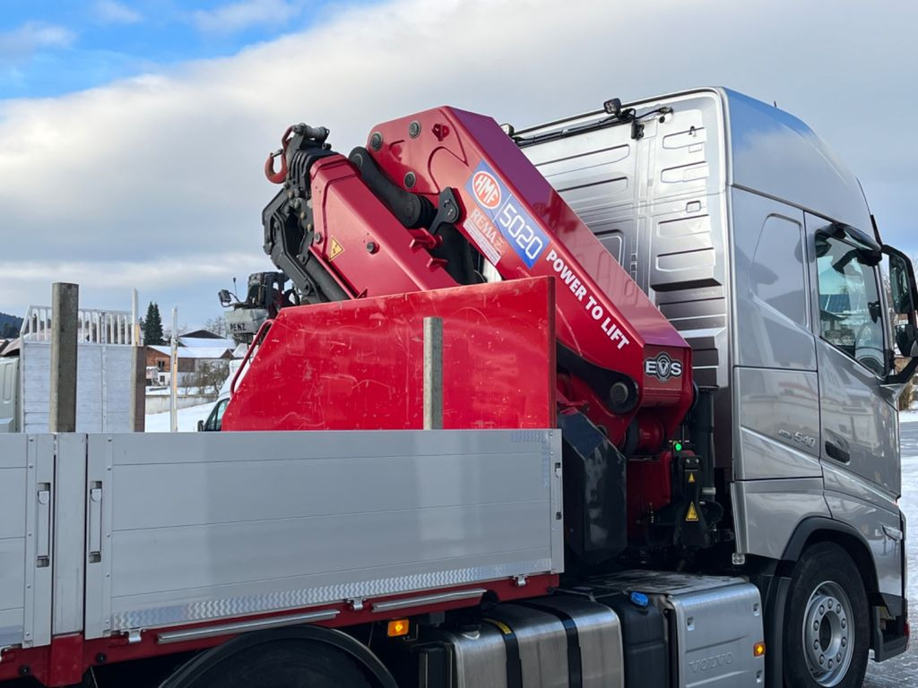 Madelveok/ Platvormveok, Kraanaga veoauto Volvo FH  540 mit HMF 5020K Ladekran: pilt 10