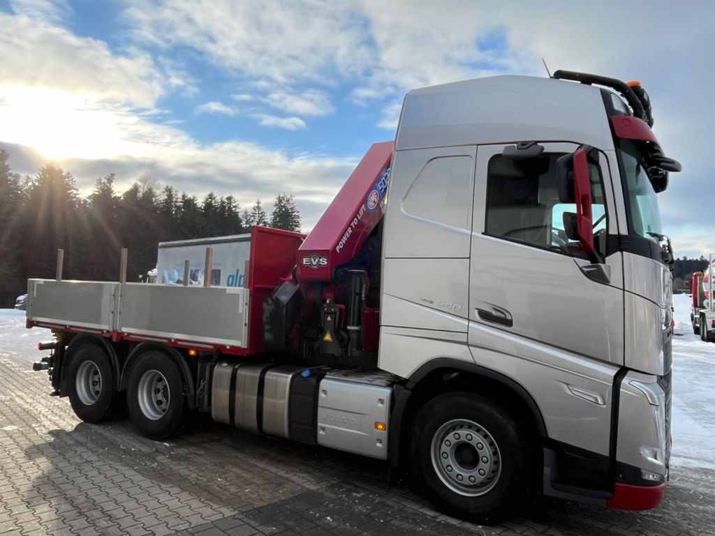 Madelveok/ Platvormveok, Kraanaga veoauto Volvo FH  540 mit HMF 5020K Ladekran: pilt 6