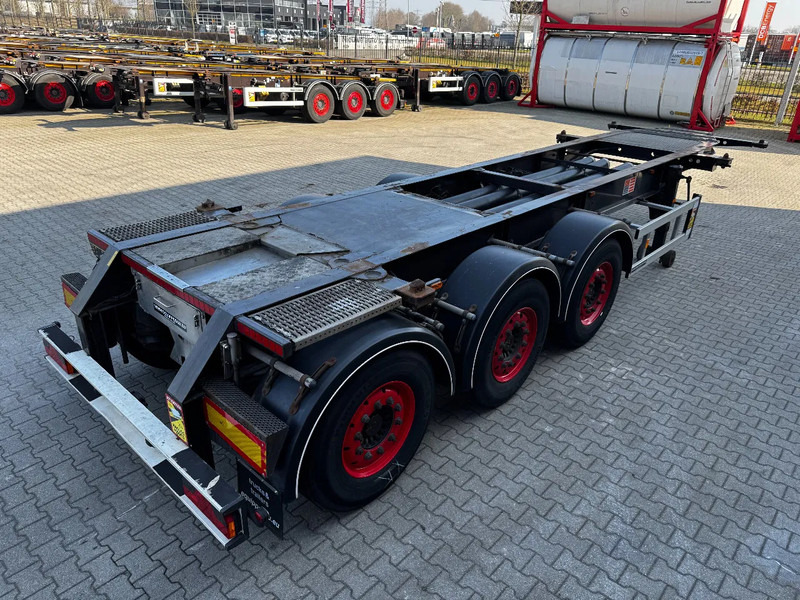 Konteinerveduk/ Tõstukiga poolhaagis Burg 20FT/3-axles, SAF INTRADISC, ADR (EXII, EXII, FL, AT), 2x LIFTAXLE, NL-Chassis, APK/ADR:06/2025: pilt 6