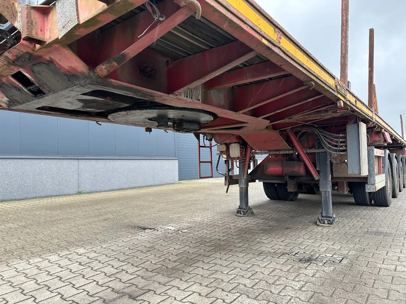 Platvorm/ Madelpoolhaagis Nooteboom OVB-65-04, 65TKG extendable (2x 770cm) trailer, 4x hydraulic steeringaxles, Belgium- trailer: pilt 14