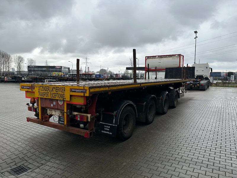 Platvorm/ Madelpoolhaagis Nooteboom OVB-65-04, 65TKG extendable (2x 770cm) trailer, 4x hydraulic steeringaxles, Belgium- trailer: pilt 6