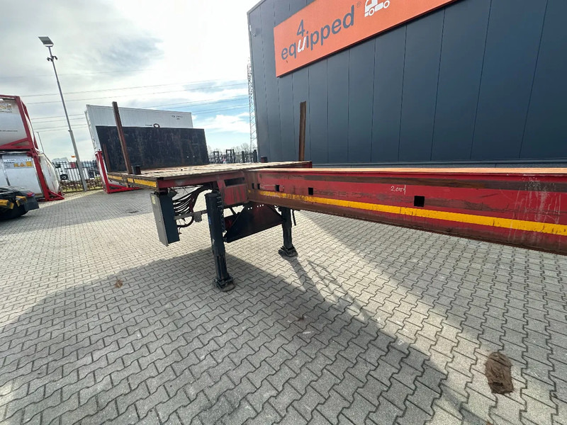 Platvorm/ Madelpoolhaagis Nooteboom OVB-65-04, 65TKG extendable (2x 770cm) trailer, 4x hydraulic steeringaxles, Belgium- trailer: pilt 20