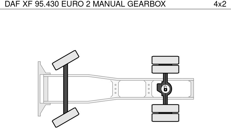 Sadulveok DAF XF 95.430 EURO 2 MANUAL GEARBOX: pilt 12