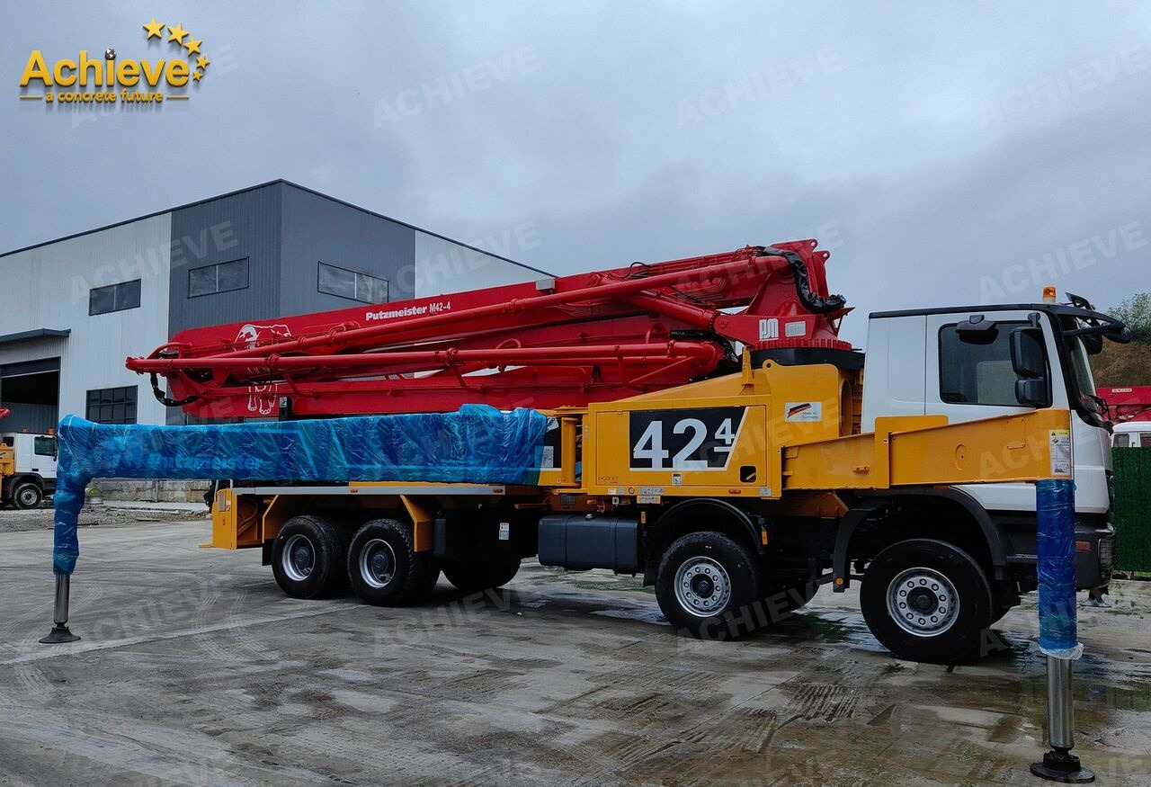 Betoonipump PUTZMEISTER Mercedes-Benz Actros 4141 concrete pumpM42-4R 170 m³【ACHIEVE】TOP CONDITION!!!: pilt 7