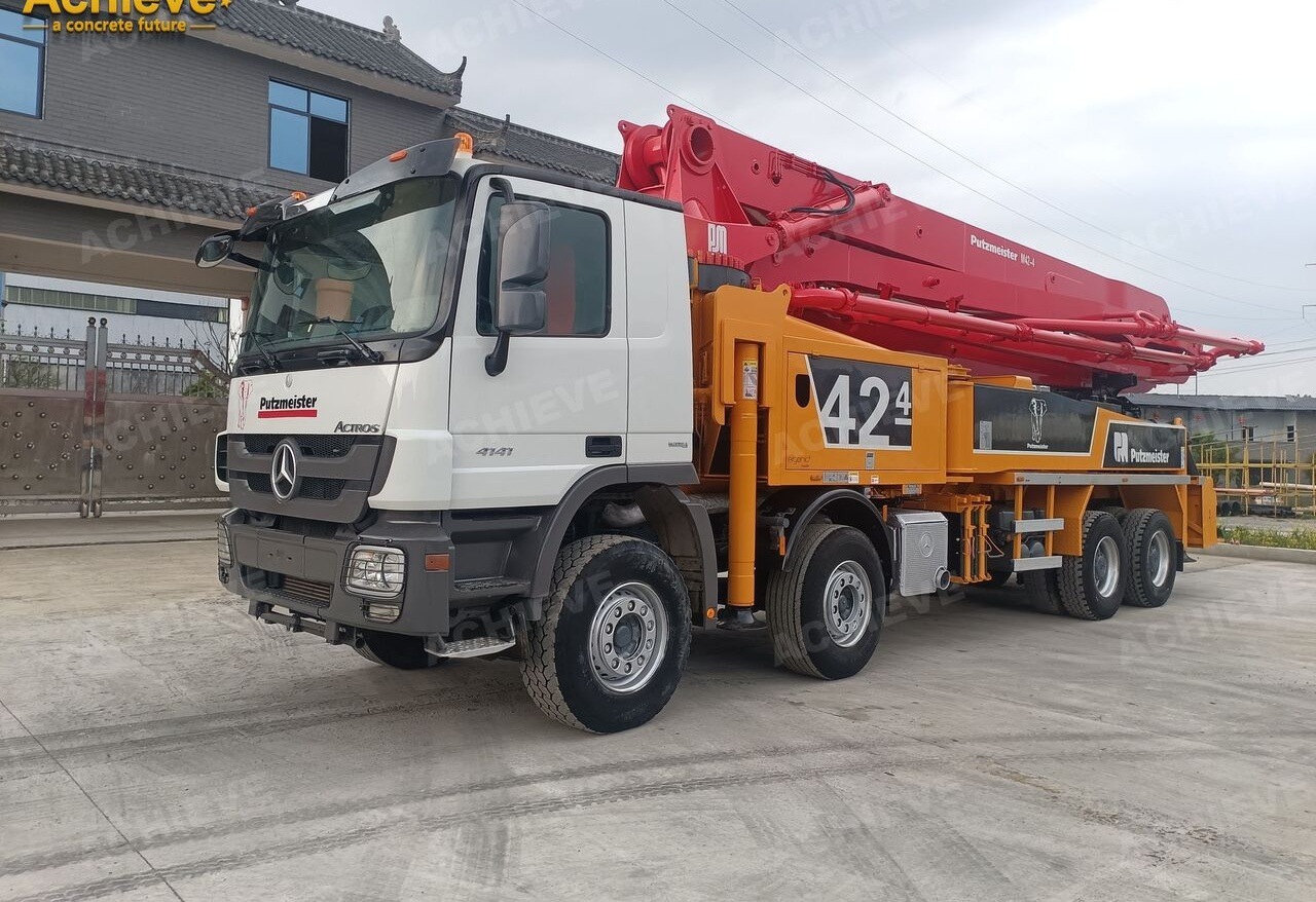 Betoonipump PUTZMEISTER Mercedes-Benz Actros 4141 concrete pumpM42-4R 170 m³【ACHIEVE】TOP CONDITION!!!: pilt 6