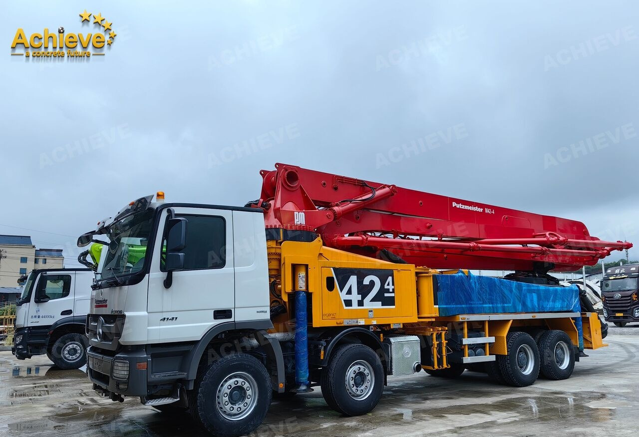 Betoonipump PUTZMEISTER Mercedes-Benz Actros 4141 concrete pumpM42-4R 170 m³【ACHIEVE】TOP CONDITION!!!: pilt 11