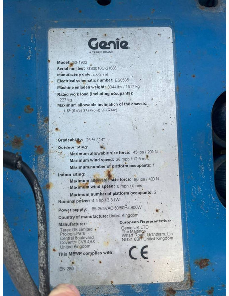 Genie GS 1932 liising Genie GS 1932: pilt 6