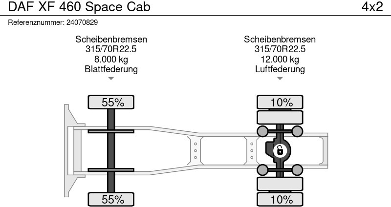 Sadulveok DAF XF 460 Space Cab: pilt 17