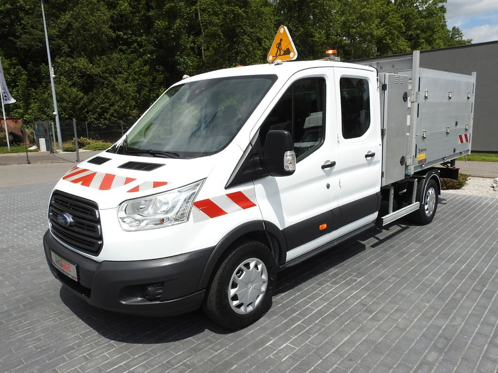 Tarbesõiduk kallur, Meeskonnaauto Ford TRANSIT KIPPER DOPPELKABINE DOKA 7 SITZE  A/C: pilt 7