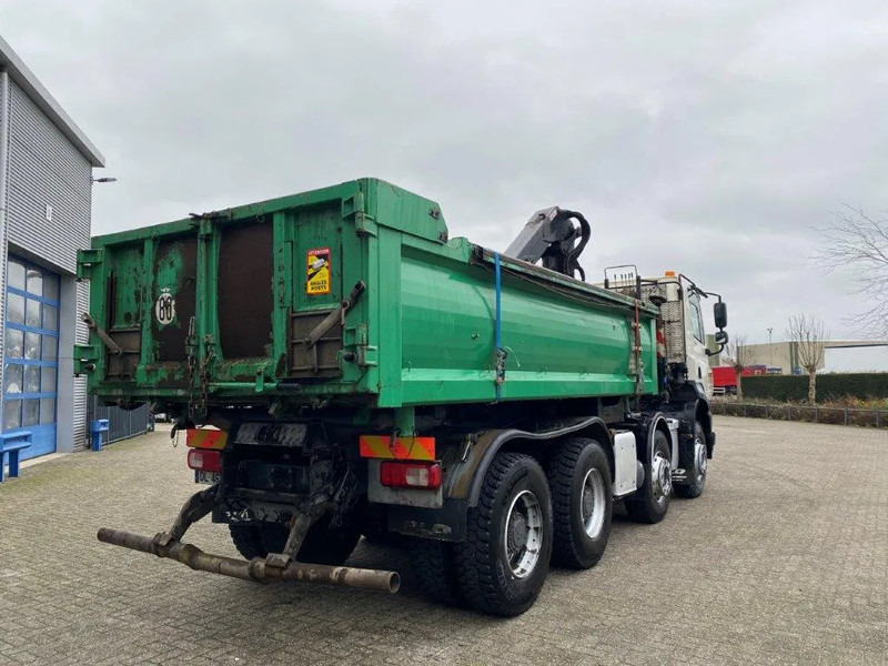 Kraanaga veoauto DAF CF410 / 8X4 / BIG AXLE / FULL-STEEL /2 SIDE TIPPER/ ONLY:363247 KM / AUTOMATIC / EURO-6 / 2014: pilt 6