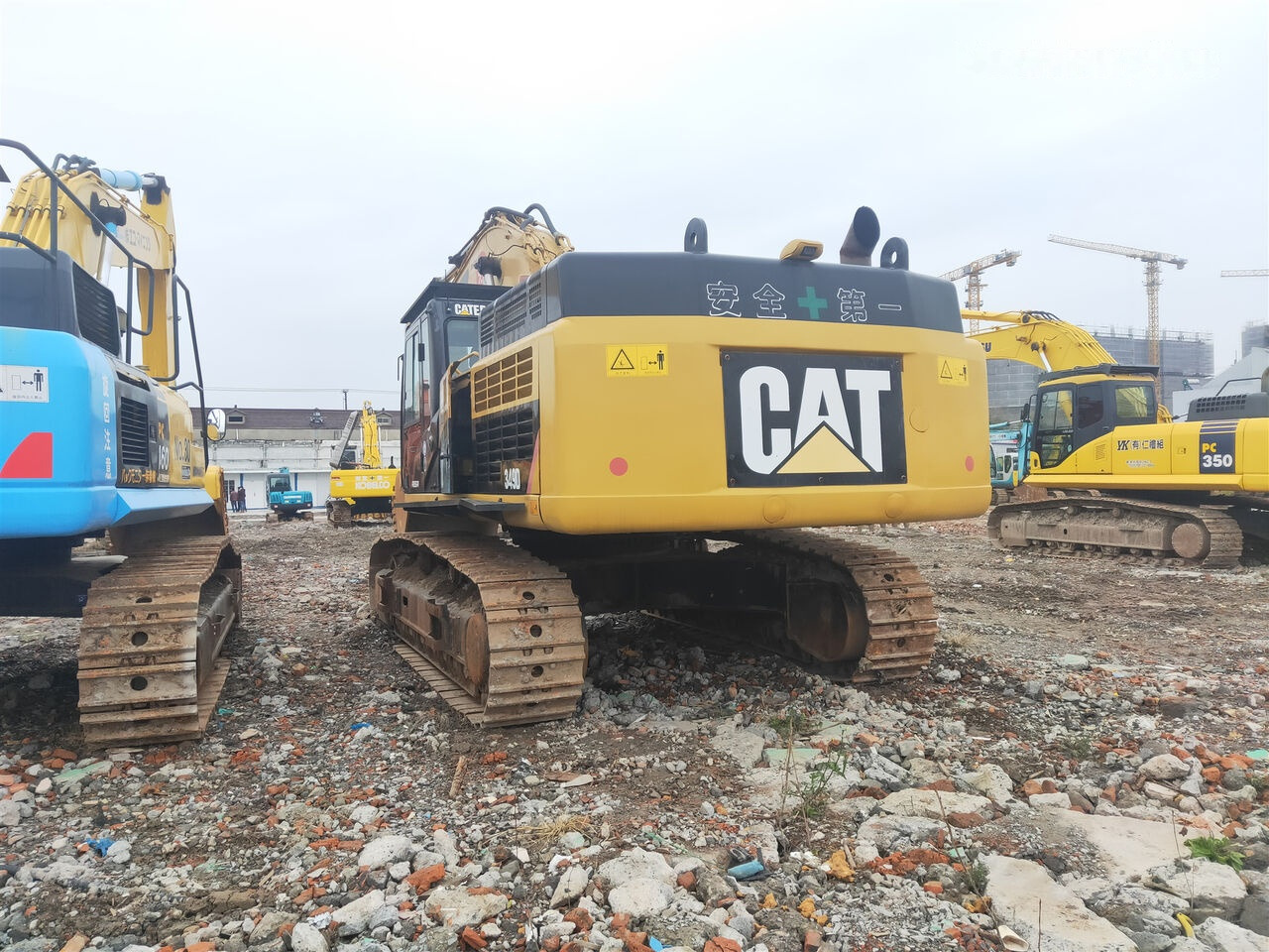 Lintekskavaator Caterpillar 349DL: pilt 6