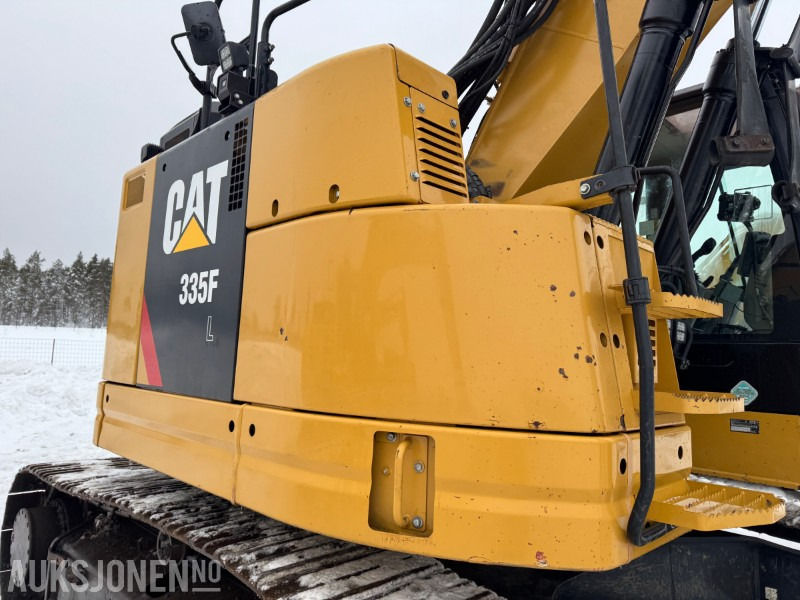 2018 Cat 335 FLCR GRAVEMASKIN, TILTROTATOR, 2 SKUFFER, SENTRALSMØRING, DIESEVARMER, GPS, HAMMERGLASS liising 2018 Cat 335 FLCR GRAVEMASKIN, TILTROTATOR, 2 SKUFFER, SENTRALSMØRING, DIESEVARMER, GPS, HAMMERGLASS: pilt 18