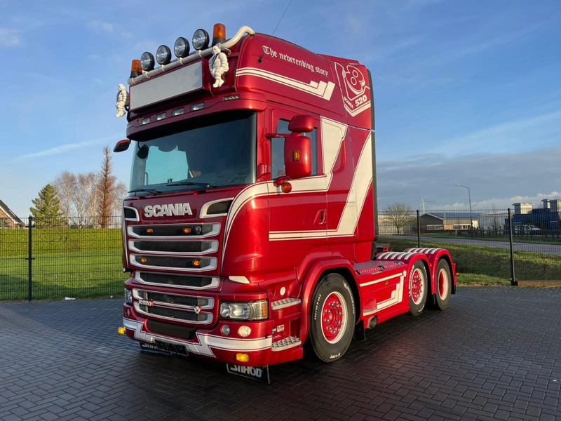 Sadulveok Scania R520 6X2/4, VOLLUCHT, SHOWTRUCK, LEER, RETARDER.: pilt 6