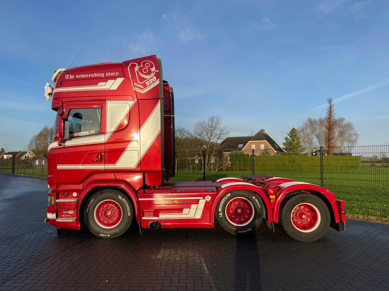 Sadulveok Scania R520 6X2/4, VOLLUCHT, SHOWTRUCK, LEER, RETARDER.: pilt 9