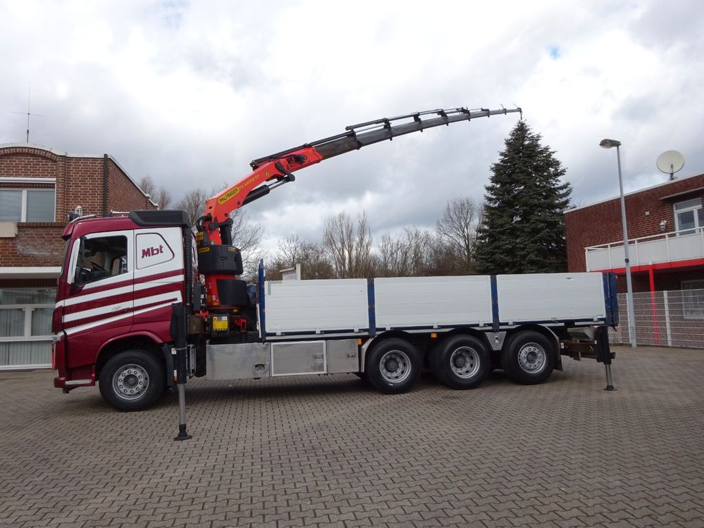 Kraanaga veoauto, Madelveok/ Platvormveok Volvo FH13 540 + PK 34002 8 Ausschub  ca. 24 Meter: pilt 6