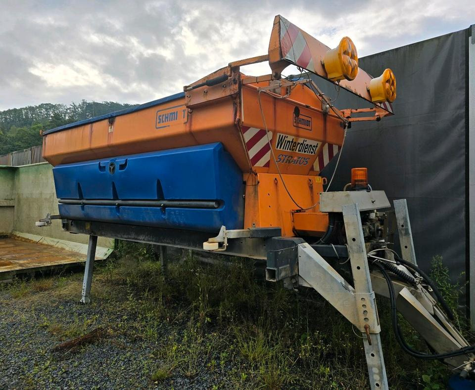 Liiva-/ Soolajaotur Schmidt Stratos S80 8m3 Salzstreuer Salzsilo Aufbaustreuer LKW Winterdienst Küpper-Weisser: pilt 6