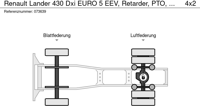 Sadulveok Renault Lander 430 Dxi EURO 5 EEV, Retarder, PTO, ADR: pilt 13