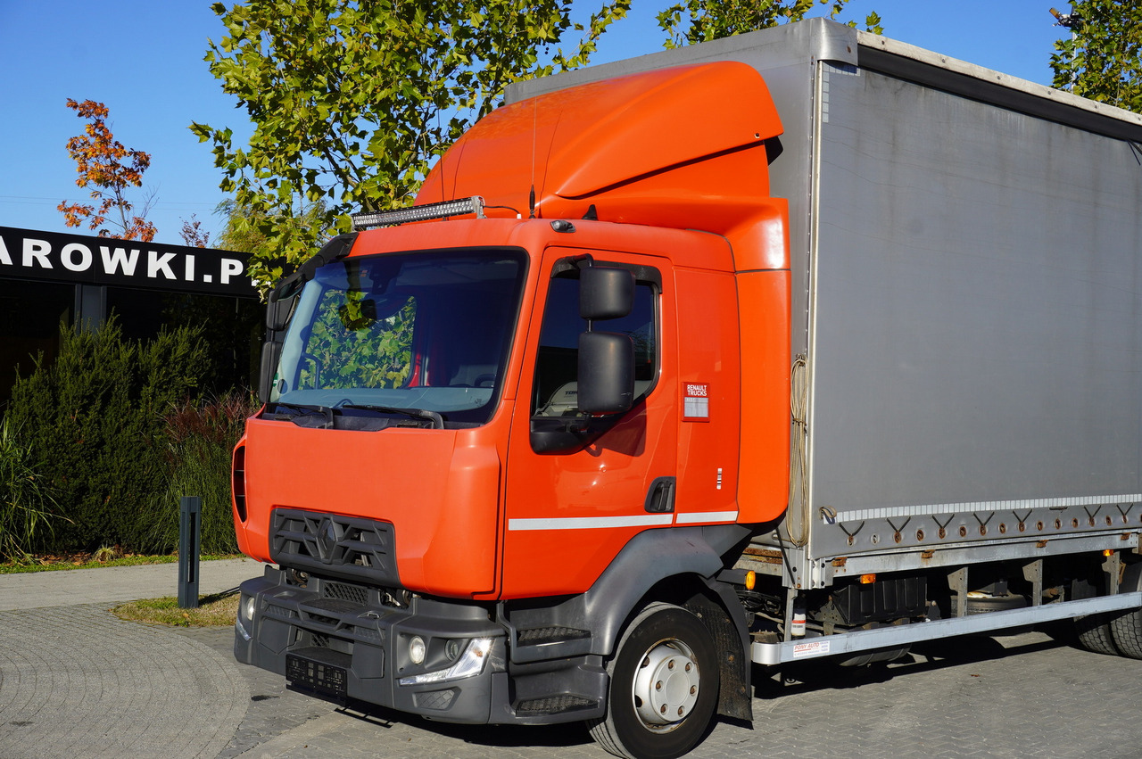 Tent veoauto RENAULT Midlum 12.245 / dropside / sleeper / 18 pallets: pilt 10