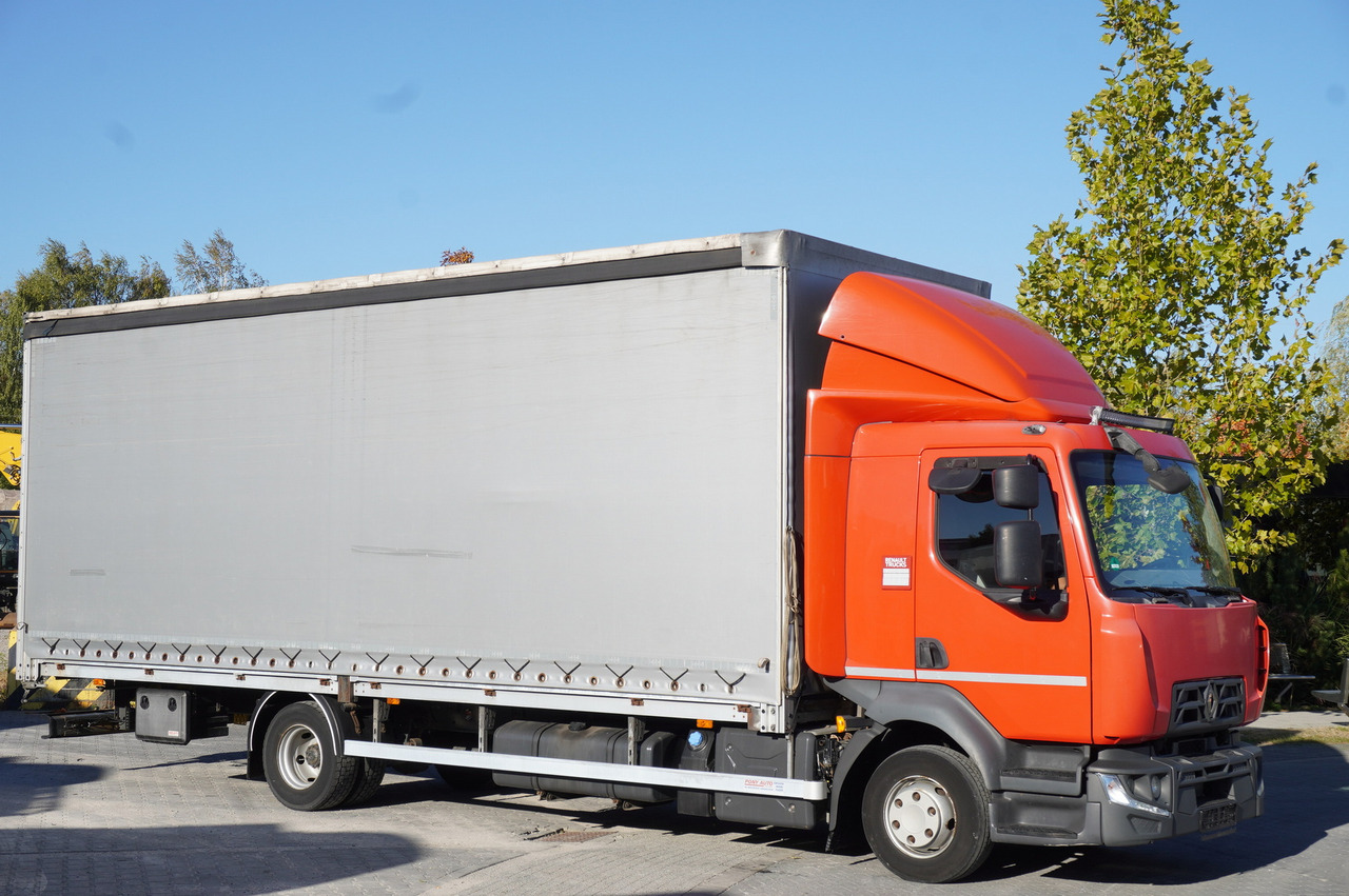 Tent veoauto RENAULT Midlum 12.245 / dropside / sleeper / 18 pallets: pilt 8