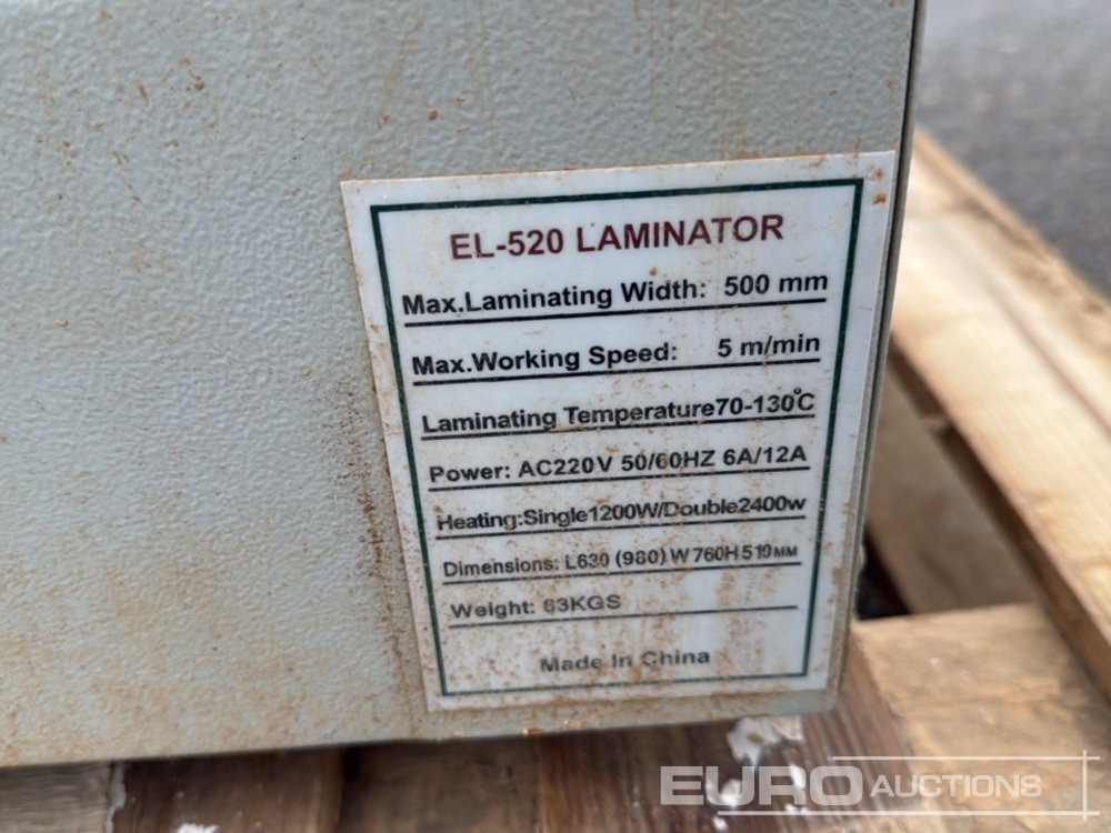 Ehitusseade Vansda Thermal Laminator 220Volts: pilt 7